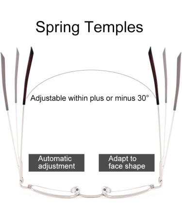 Buy Seminismar Adjustable Reading Glasses for Men & Women | Ultra-Small 2.5 Readers with Case - International Shipping Available - Buy Online on GoSupps.com