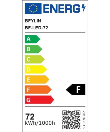 BFYLIN 72W Dimmable LED Ceiling Lamp with Remote Control - Ultra-Thin Wood Design for Bedroom Living Room & Children's Room - Buy Online on GoSupps.com
