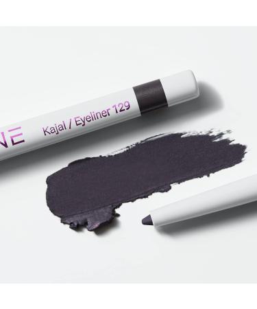 Cosline Kajal & Eyeliner No. 129 - Aubergine Waterproof Soft Application Vegan | International Shipping - Buy Online on GoSupps.com