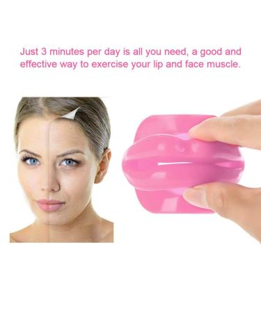 Lip Trainer - ANGGREK 1 Silicone Facelifting Oral Exerciser | Mouth Muscle Tightener & Firming Anti-Wrinkle Tool - Red/Pink | International Shipping Available - Buy Online on GoSupps.com
