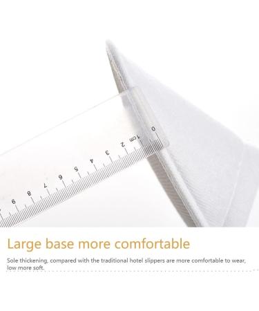 Griwiuiowe 40 Pairs Non- Closed Toe Disposable Slippers Ultra-Thin Brushed Plush Disposable Slippers Compatible with Hotel - Buy Online on GoSupps.com
