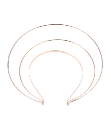 Lurrose halo crown headband tiara goddess hair -riped hair band hair jewel