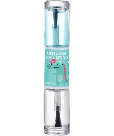 Anti Nail Biting Polish Kid's Bitter Tasting 10ml Liquid Polish 2 in 1 Design Nail Biting Stop Tool for Teenagers of All Ages Children Toddler and Adults - Buy Online on GoSupps.com