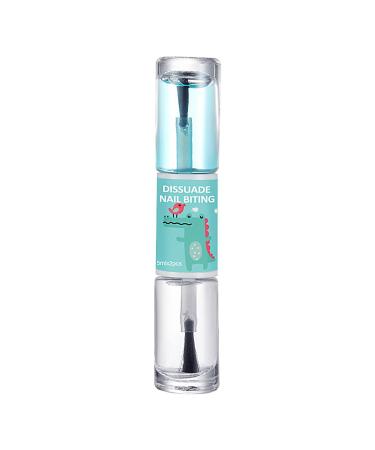 Maciun Thumb Sucking Stop Nail Polish - 10ml Bitter Tasting Anti-Biting Nail Polish - 2 in 1 Design Nail Biting Stop Tool for Teenagers of All Ages Children Toddler and Adults