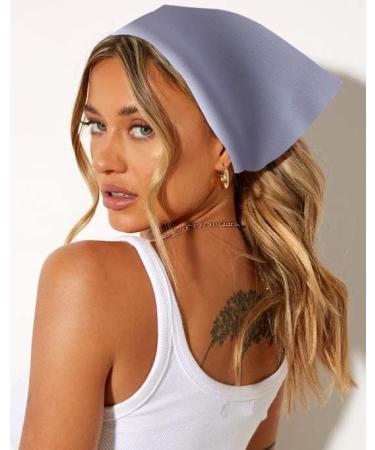 Generse Triangle Head Scarfs Boho Head Kerchief Headband Elastic Hair Band for Women and Girls (3 Pieces) - Buy Online on GoSupps.com