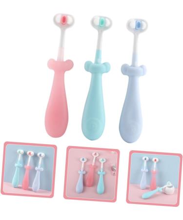 Buy Healeved 3-Pack Soft Bristle Children's Toothbrushes - Cute Designs for Toddlers | International Shipping Available - Buy Online on GoSupps.com