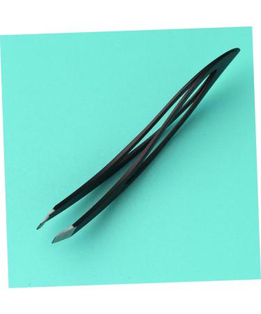 MAGICLULU Slant Tip Eyebrow Tweezer Men Suits Facial Hair Tweezers Suits for Men Tweezers for Men Eye Brow Shaping Kit Eyebrow Clip Tweezer Mens Black Suits Oblique Head Stainless Steel medium As Shown - Buy Online on GoSupps.com