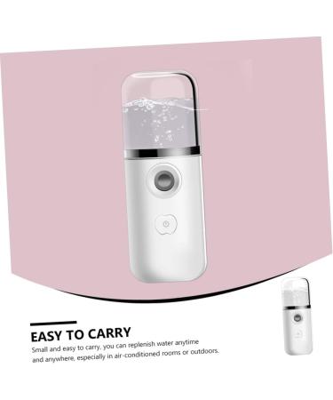 WOONEKY Hydrating Instrument Facial Mister Handy Mist Sprayer Nano Face Steamer Nano Mist Sprayer Abs White - Buy Online on GoSupps.com
