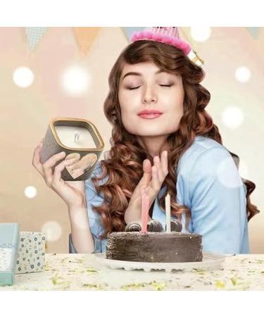 Large Psychedelic Aroma Scented Candle Gift - Marble Gray | Perfect Birthday Gift with Handwritten Blessing | International Shipping Available - Buy Online on GoSupps.com