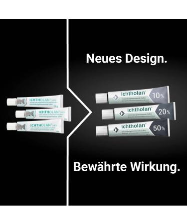 Ichtholan 50% Ointment - Anti-Inflammatory & Antibacterial for Purulent Skin Infections | 40g Pack - Fast International Shipping - Buy Online on GoSupps.com