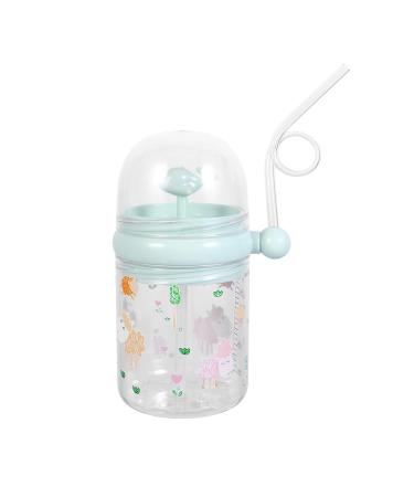 TOYANDONA Baby Drinking Cup with Straw Water Whale Spray sippy Cup Portable Toddler Cups Summer Water Cup Green(Pattern Random)