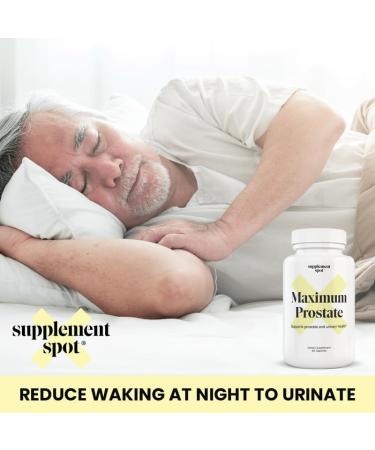 Maximum Prostate Supplements for Men 600 mg Beta Sitosterol & 100 mg DIM Per Serving Mens Health Supplements for Urinary Support & Bladder Control (60 Caps) - Buy Online on GoSupps.com