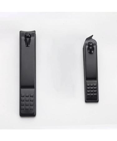 SVAASA Nail Clippers Nail Art Tools Nail Clipper Stainless Steel Electrophoresis Black Nail Clipper Single Function Nail Clipper (Color : Straight) - Buy Online on GoSupps.com