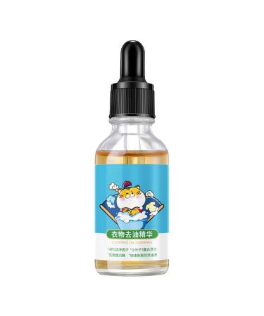 Laundry Stain Remover Grease And Oil Stain Remover For Clothes | 30ml Deep Cleaning Solution Odor Detergent Booster Removes Pet Stains Urine Odors Red Wine Grease Ink & Coffee Stains Fast