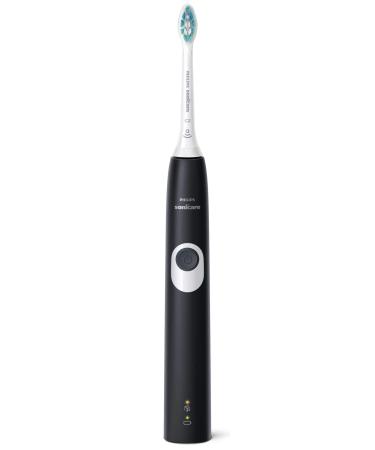 Philips Sonicare ProtectiveClean 4100 Electric Rechargeable Toothbrush, Plaque Control, Brown Box Packaging, Black