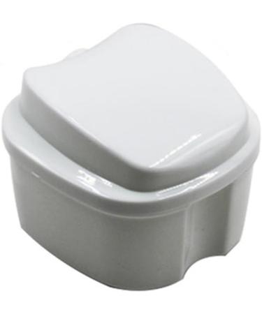ROSENICE White Denture Box | Orthodontic Teeth Storage with Hanging Net - International Shipping Available - Buy Online on GoSupps.com