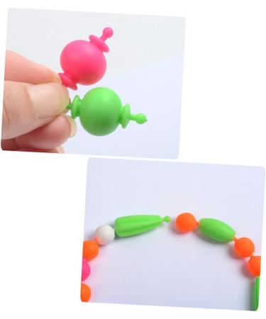HEMOTON 1 Box Necklace Jewelry Little Girl Necklace Childrens Toy Pop Beads Toys Toys Jewelry Making Kit Toys DIY Necklaces Beads Bracelets Cute Bracelets for - Buy Online on GoSupps.com