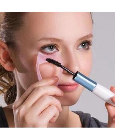 2Pcs Mascara Shield Makeup Eyelash Tool Upper Lower Eye Lashes Protector Applicator Guide Helper With Eyelash Comb - Buy Online on GoSupps.com