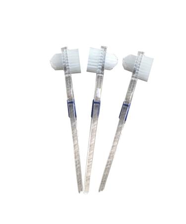 ULTECHNOVO 2pcs Cleaning Brush Denture Brush False Toothbrush Detergent Double-Sided