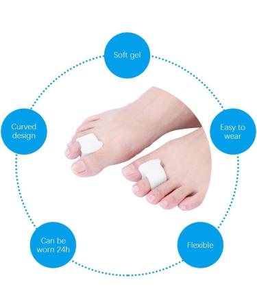 Reusable Toe Protector for Overlapping Toes - Hallux Valgus Corrector to Relieve Pain - Buy Online on GoSupps.com