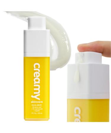 Hydrating 5% Niacinamide Face Serum - Moisturizing Exfoliator for Dry & Dull Skin - Gentle for All Skin Types - 1 fl oz | Creamy Skincare - Buy Online on GoSupps.com