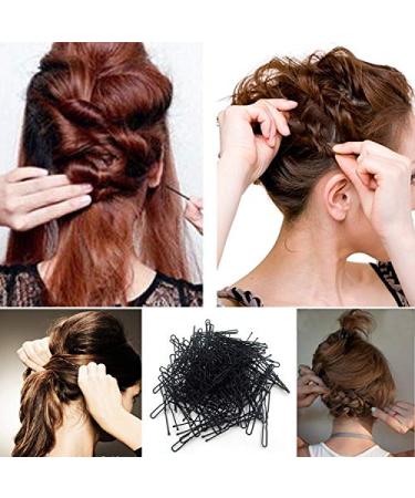 KINGMAS 2 Inch U Shaped Hair Pins (Pack of 180) with Storage Box - Bun Bobby Pins for Hair Styling - Buy Online on GoSupps.com