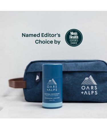 Oars + Alps Fresh Ocean Splash Deodorant - 2.6oz Aluminum-Free, Alcohol-Free, Vegan & Gluten-Free - Unisex Formula for Men and Women - Buy Online on GoSupps.com