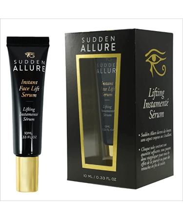 Sudden Allure Instant Face Lift Serum  Erase Under Eye Bags & Wrinkles in 60 Seconds - Firming Face & Eye Serum Lotion Cream - Instantly Tighten & Reduce Eye Bags & Crows Feet | Made in USA (10 ml) 0.33 Ounce (Pack of 1)