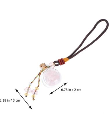 Minkissy 1pc Essential Oil Perfume Bottle Car Diffuser Auto Perfume Bottle Pendant Car Hanging Car Crystal Hanging Accessories Car Interior Ornament Crystal Car Glass Five Elements Stone Assorted Color - Buy Online on GoSupps.com