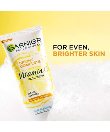 Garnier Light Face Wash 100g - Brightening Facial Cleanser - Buy Online on GoSupps.com