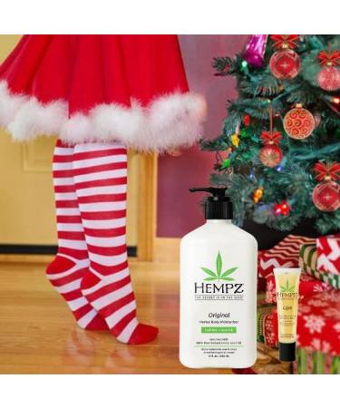 Hempz Original Moisturizer 17 oz & Lip Balm Gift Set - Hydrating Skincare Ideal Gift for All Skin Types - Shop Internationally - Buy Online on GoSupps.com