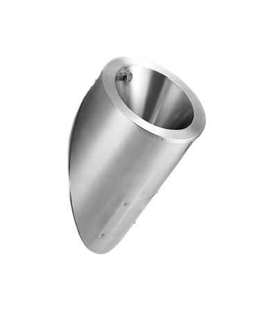 Universal Washout Urinal Bathroom Toilet Touchless Automatic Sensor Urinal Wall Mounted Sensor Toilet Flush Kit Stainless Steel Urinal Funnel Toilet Accessory for Home (A)