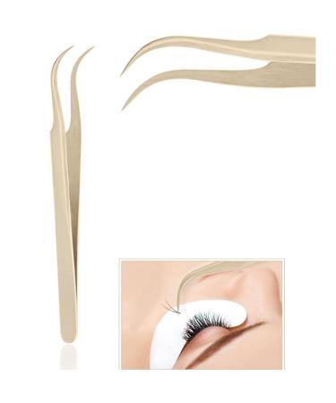 8-Piece Eyelash Extension Tweezer Set | Stainless Steel Beauty Tools for Perfect Eyelash Applications - Buy Online on GoSupps.com