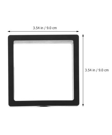 Minkissy 5-Piece Clear Floating Jewelry Organizer | Armor Storage Box for Nail Tips & Earrings | 3D Craft Display Holder - Buy Online on GoSupps.com