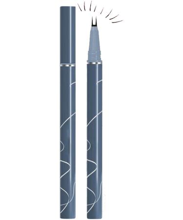 Waterproof Eyeliner Double Tip Lower Eyelash Pencil Waterproof Dual Pronged Bottom Eyelashes Long Lasting Eye Liner Liquid Eyeliner Natural 3D Under Lashes for Eye Makeup Tea Brown - Buy Online on GoSupps.com