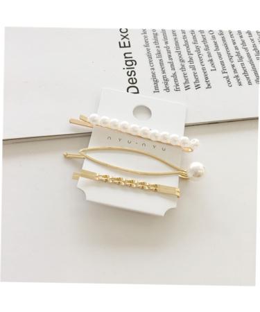Housoutil Set Pearl Bobby Pin Decorative Snap Hairpins Bridal Hair Clips Hair Side Clip Girl Handmade Hair Accessories Bride Hair Clip Pearl Clips for Hair Pearl Hair Clip Sweet South Korea - Buy Online on GoSupps.com