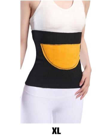 Ioiuskku Kashmir G rtel - Stylish Comfortable & Breathable Wool Belt for Back Support - XL Black Brushed - Buy Online on GoSupps.com