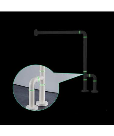 Bathroom Grab Bar Safety Support Rail Free Standing Toilet Grab Bar Toilet Grab Bar with Legs Bathroom Stainless Steel Support Grip - Buy Online on GoSupps.com