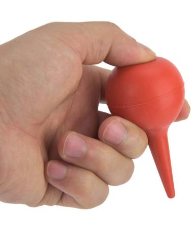 Ear Wash Ball 30ml - Small Air Blower & Sucking Blowing Balloon - Red - Safe for All Ages - International Shipping Available - Buy Online on GoSupps.com