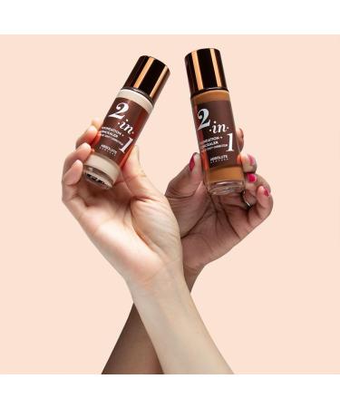 2-in-1 Concealer Foundation Neutral Walnut Absolute New York Foundation Mffc06 Neutral Walnut 40 g - Buy Online on GoSupps.com