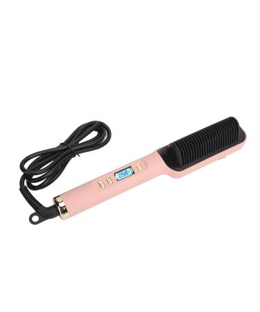 Hair Straightening Iron Intelligent Automatic Shutdown Hair Straightener Styling Comb 110-220V Rapid Heating for Styling (US Plug)