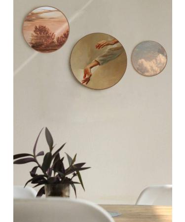Dedoot Wood Canvas Boards for Painting - Set of 3 Round Unfinished Fiberboard Panels - Artist Painting Boards with 0.6 Deep Cradle - 5.7, 7.8 & 9.7 Diameter - Buy Online on GoSupps.com
