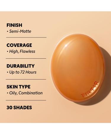  *Mini Size* TIRTIR Mask Fit Ai Filter Cushion Foundation | AI-Like Semi-Matte Finish - Up to 72-Hour Medium to Full Coverage Korean BB Cushion Make up Beauty #23N Sand 0.15 Fl Oz - Buy Online on GoSupps.com
