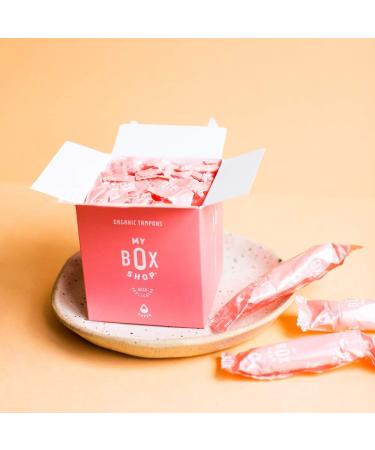 Organic Cotton Tampons with BPA-Free Applicator - Non-Toxic & Hypoallergenic - Super Absorbency - 32 Count Box - Buy Online on GoSupps.com