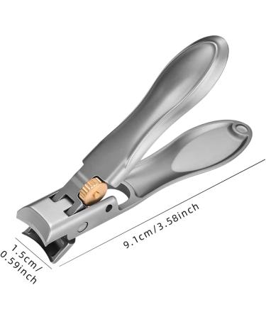 NCL Stainless Steel Large Toenail Clippers for Thick Nails - Best Clippers for Men, Women, Seniors - Silver - Buy Online on GoSupps.com