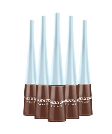 FAEYLI Waterproof Liquid Eyeliner Pen - High Pigment Matte Eye Makeup in Pink, White, Black, Red, Brown, Green, Purple (15) - Buy Online on GoSupps.com