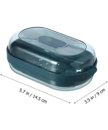 GAXIRE 2pcs Box Soap Box Portable Soap Dish Toilet Soap Holder Soap Dish with Cover Bar Soap Holder for Shower Kitchen Soap Holder Soap Dish with Lid Trays Toiletries Household Pp Travel - Buy Online on GoSupps.com