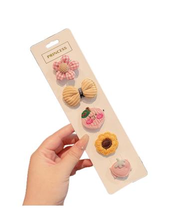 Baby hair clips tiny bow hair clips for newborn no slip toddler mini hair clip bar rettes hair accessories for baby fine hair girl toddler (5 pieces) - Buy Online on GoSupps.com