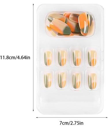 dijiusidy False Nail Fashionable Various Shapes Fingernail Full Coverage Strong Viscosity Adjustable Paster for Manicure Art 4 F741 4 1 count (Pack of 1) - Buy Online on GoSupps.com