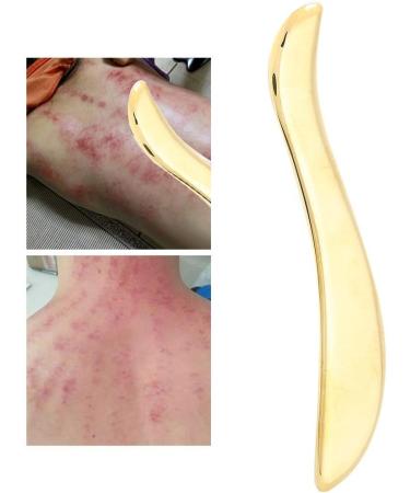 Verdant Touch Brass Gua Sha Tool - 6 Massage Scraping Board for Muscle Pain Relief & Breastfeeding - Buy Online on GoSupps.com